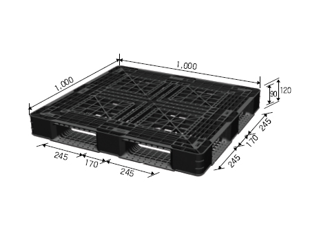 HO4 100*100E-2 [규격 : 1000*1000*120mm, 중량 6.6kg]